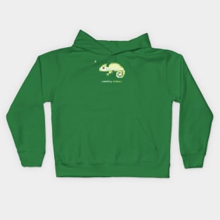 CSS 8-bit Chameleon - Programming Kids Hoodie